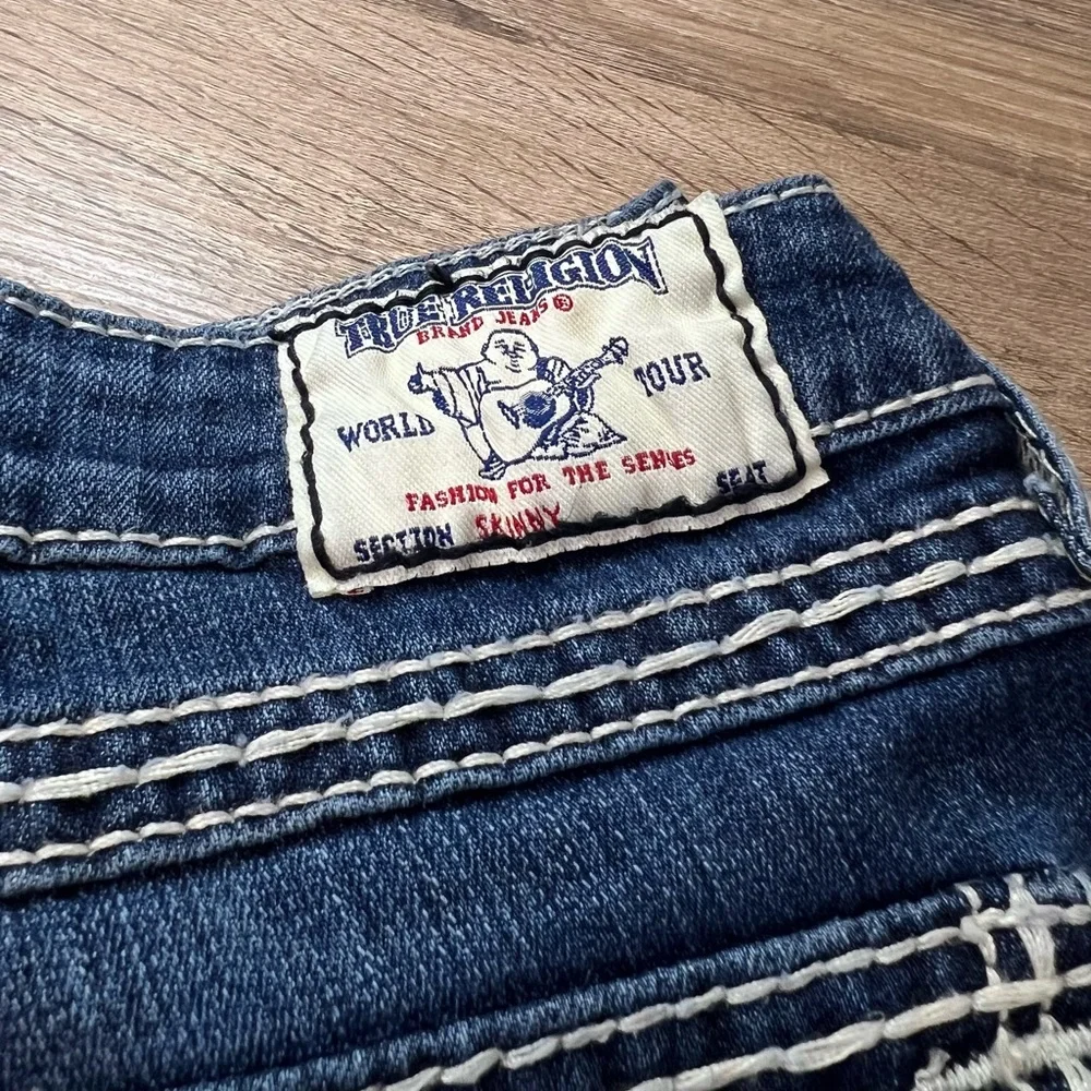 True Religion Women's Skinny Jeans in Deep Blue - Picture 6 of 7
